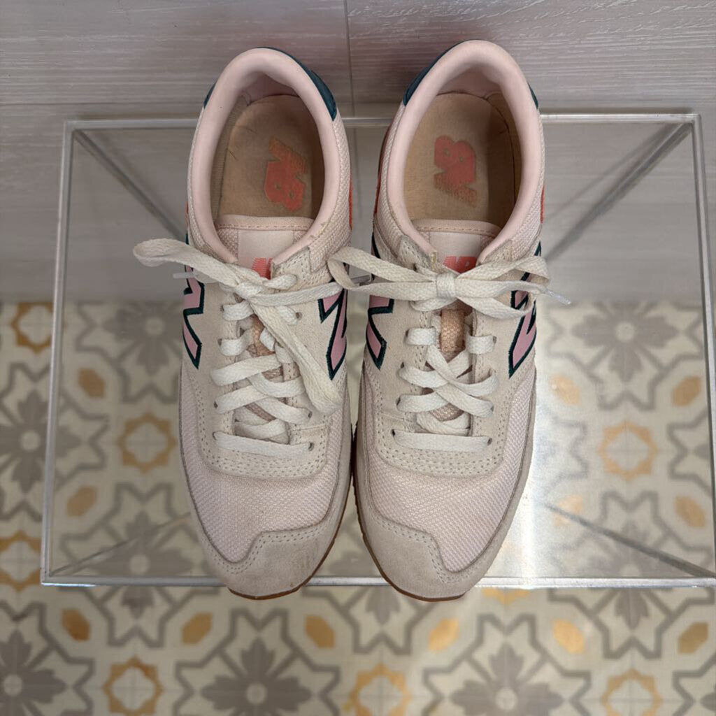 New Balance White/ Pink/ Green 620 Sneakers 6