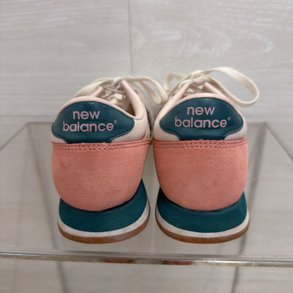 New Balance White/ Pink/ Green 620 Sneakers 6