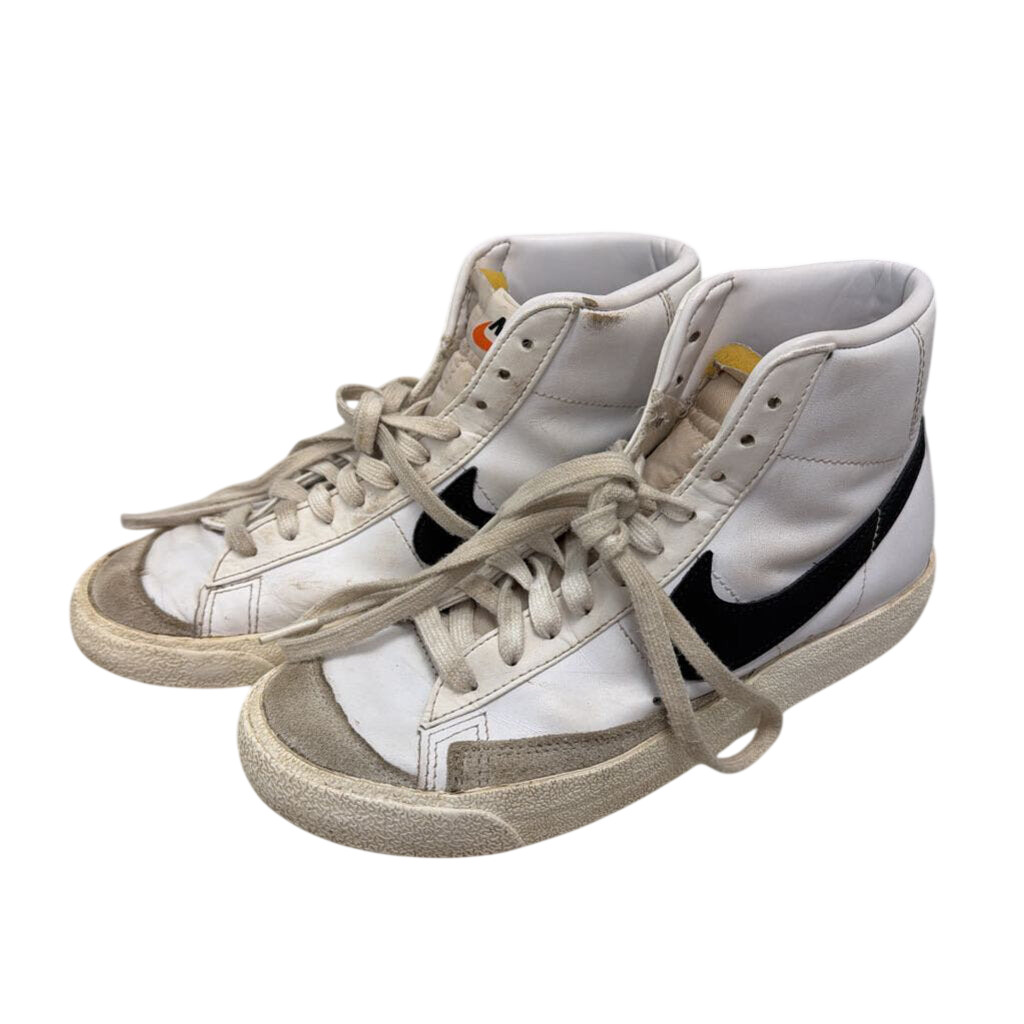 Nike Black/ White Blazer Mid 77 Vintage Sneakers 8