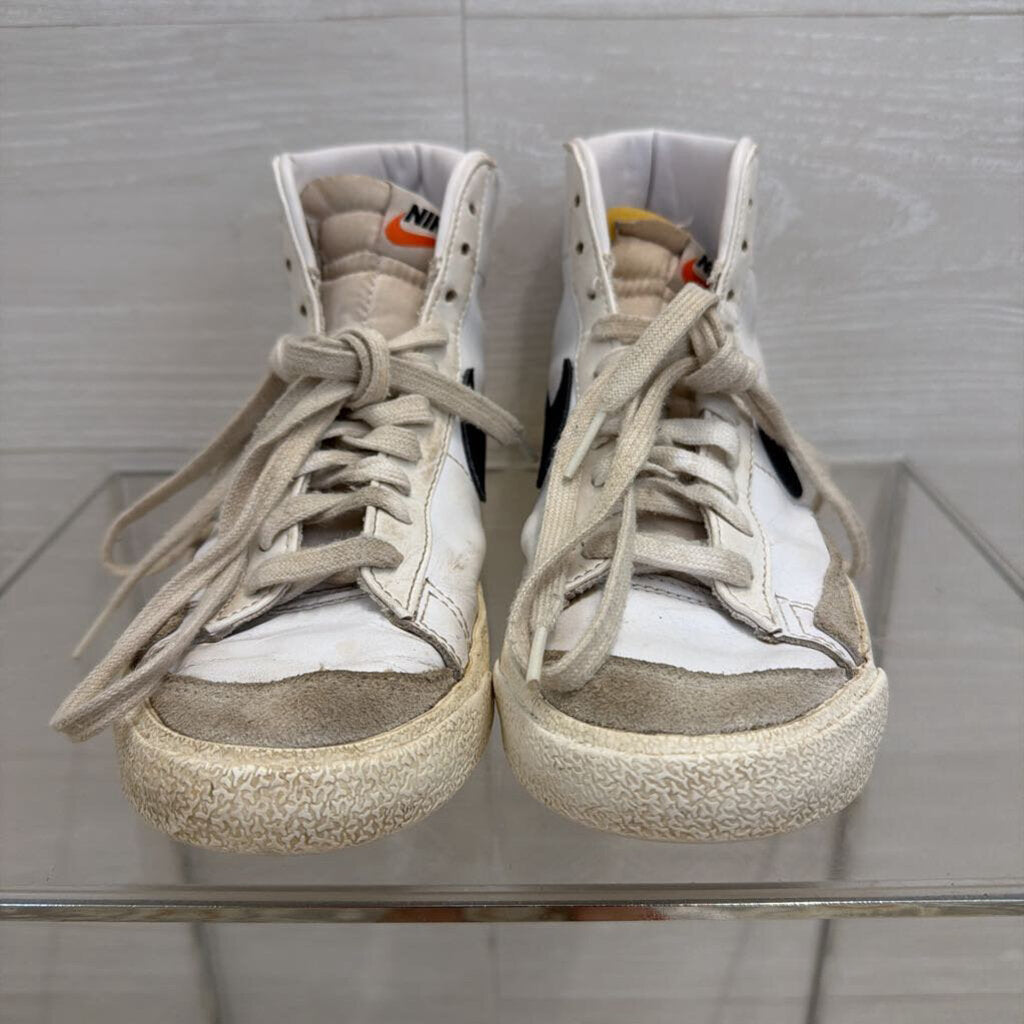 Nike Black/ White Blazer Mid 77 Vintage Sneakers 8