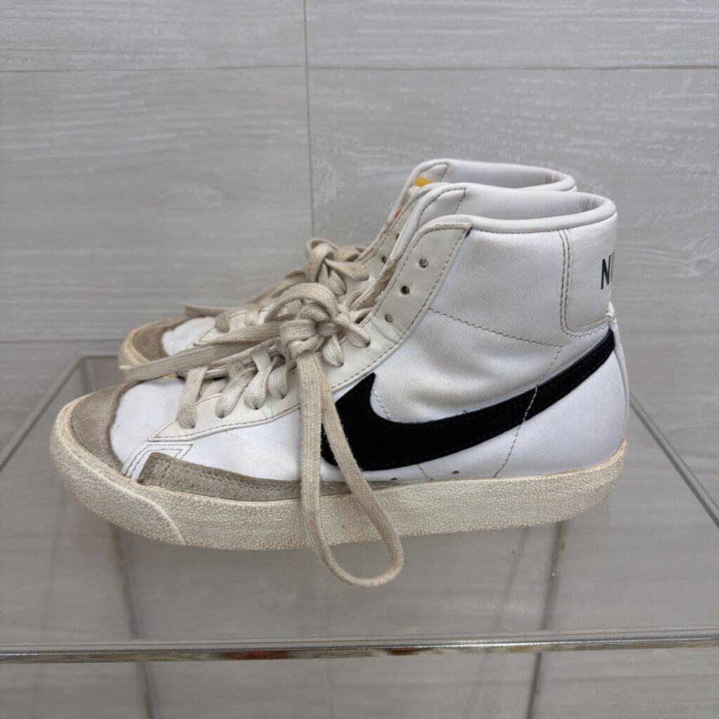 Nike Black/ White Blazer Mid 77 Vintage Sneakers 8