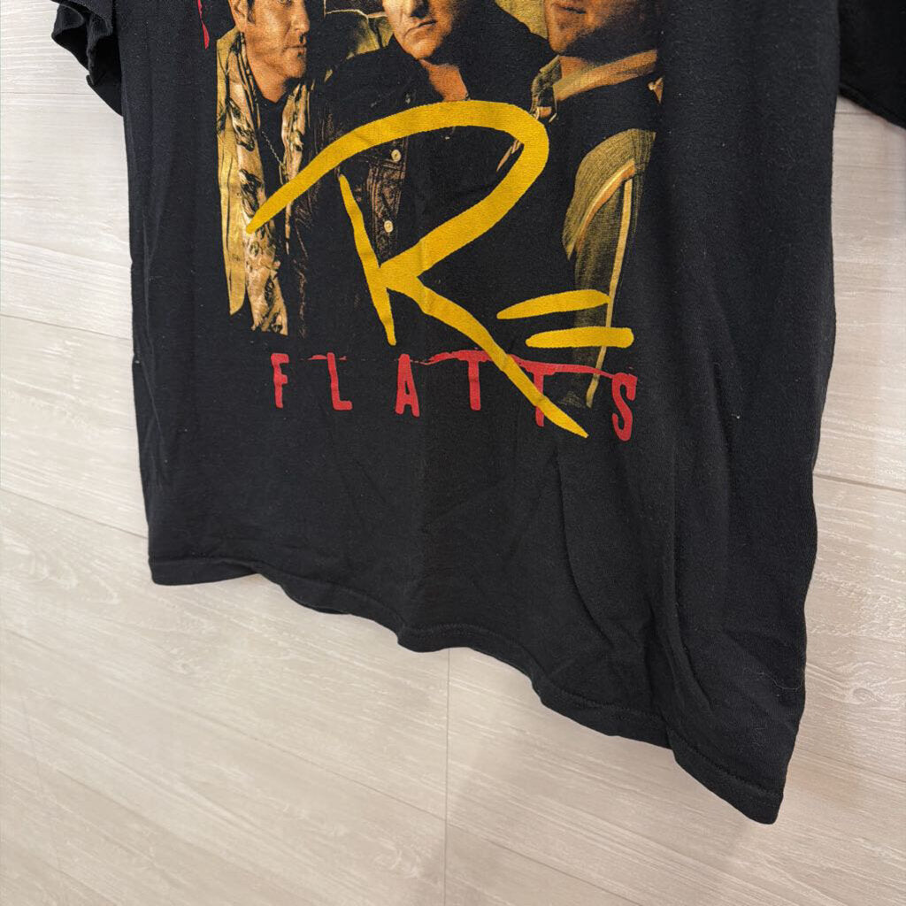 Black/ Multi Rascal Flatts Short Sleeve Graphic Tee Medium