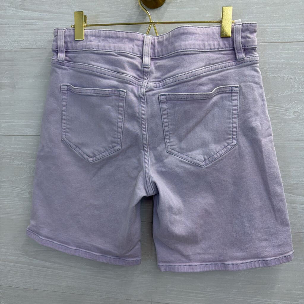 Lands End Purple Denim Shorts 6