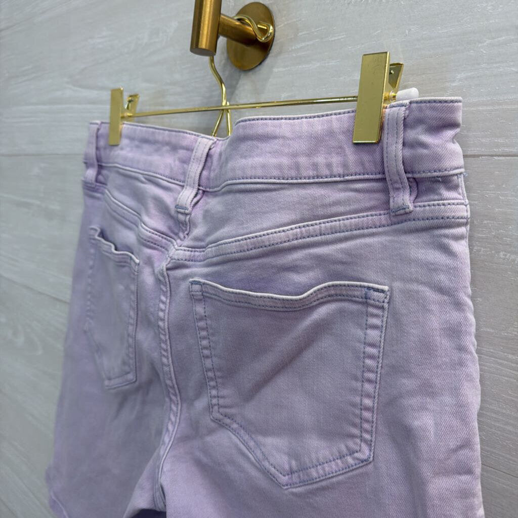 Lands End Purple Denim Shorts 6