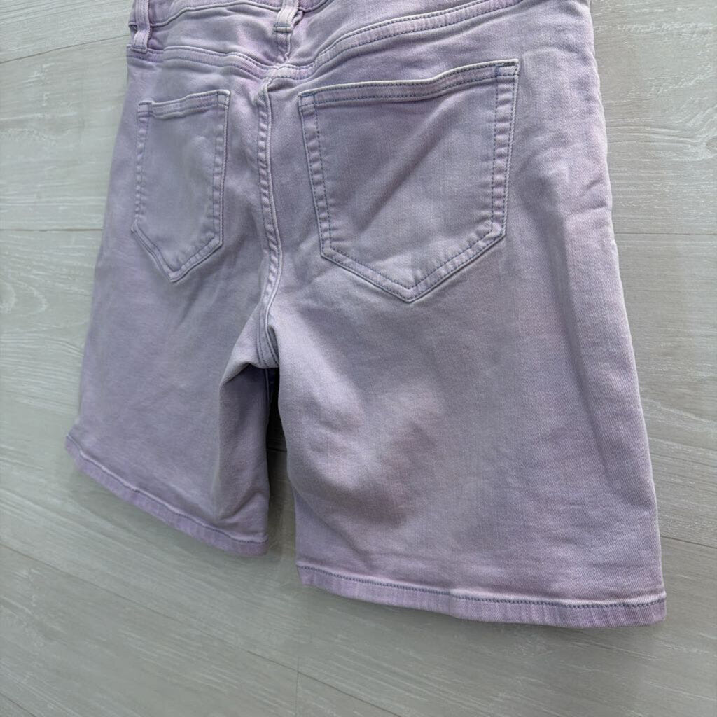 Lands End Purple Denim Shorts 6