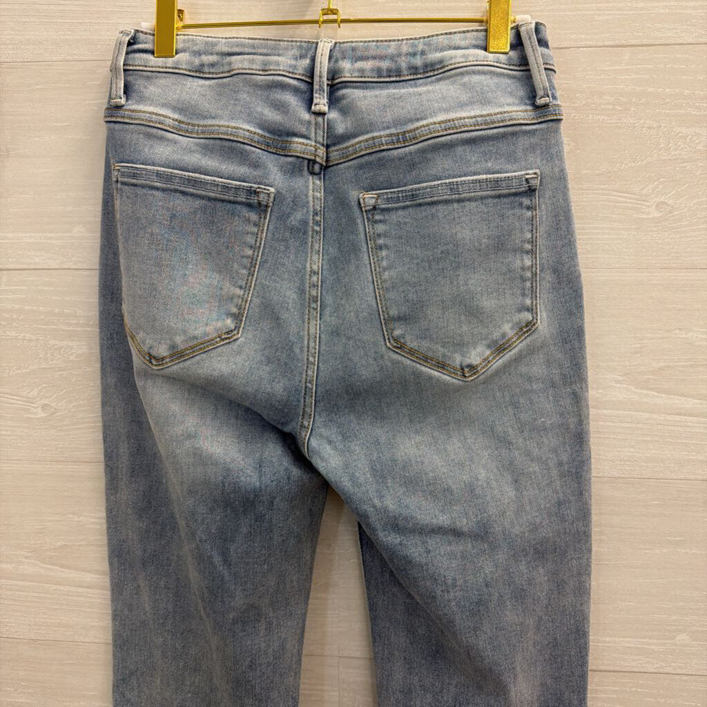 Driftwood Light Wash Embroidered Detail Jeans 26