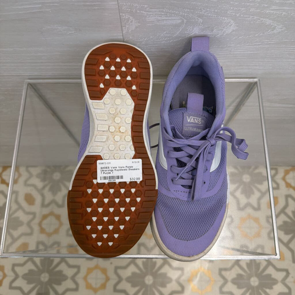 Vans Purple Ultrarange Rapidweld Sneakers 7