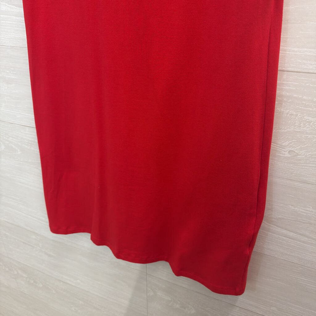 Tommy Hilfiger Red Short Sleeve T Shirt Dress Medium