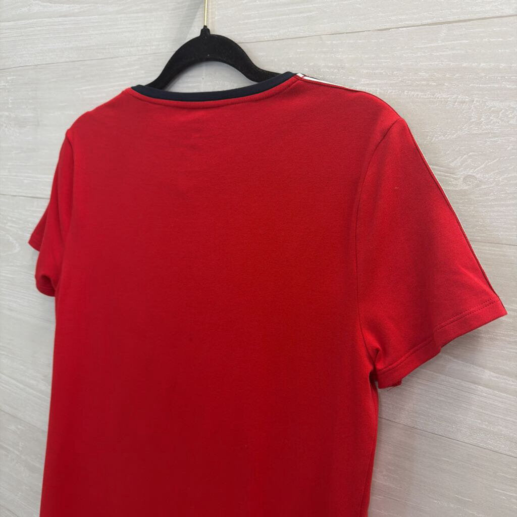 Tommy Hilfiger Red Short Sleeve T Shirt Dress Medium