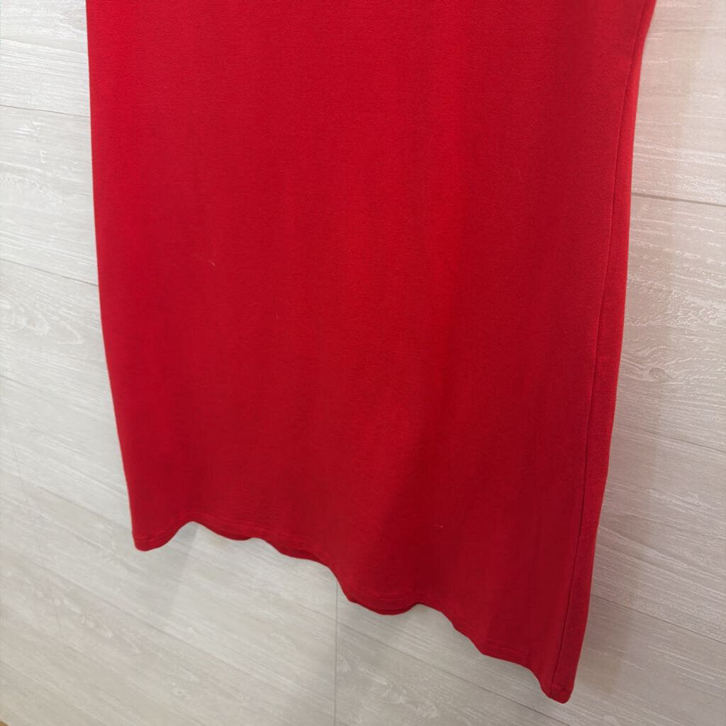 Tommy Hilfiger Red Short Sleeve T Shirt Dress Medium
