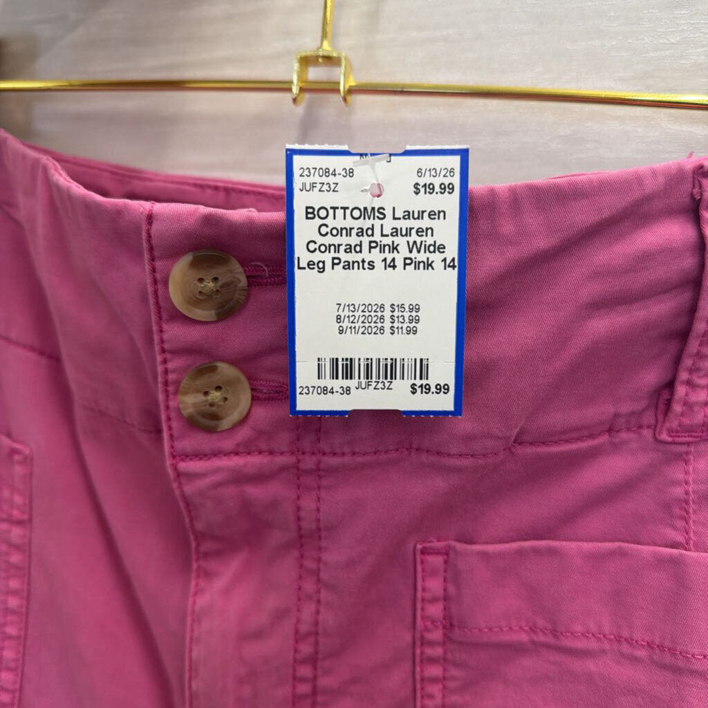 Lauren Conrad Pink Wide Leg Pants 14