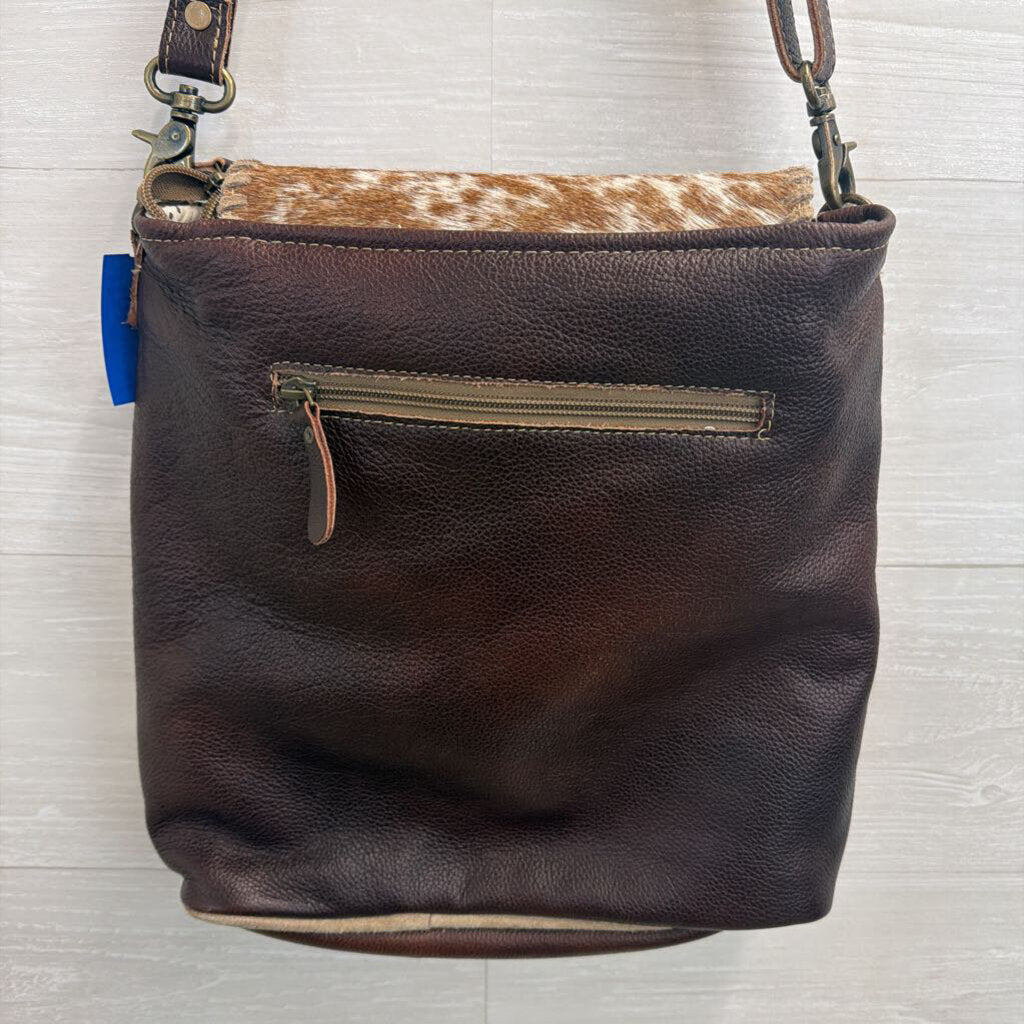 Myra Bag Brown Hand Tooled Kakarot Purse