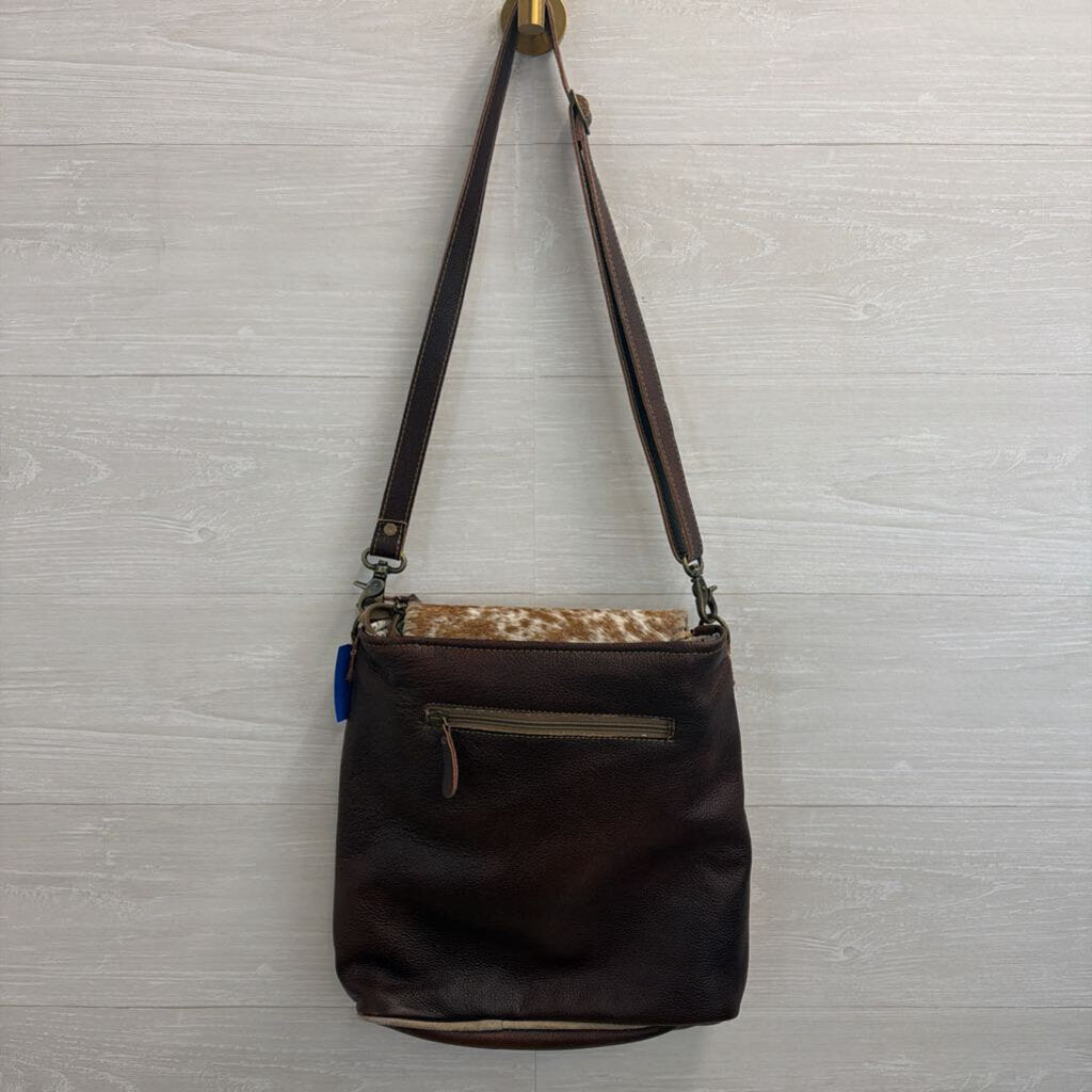 Myra Bag Brown Hand Tooled Kakarot Purse