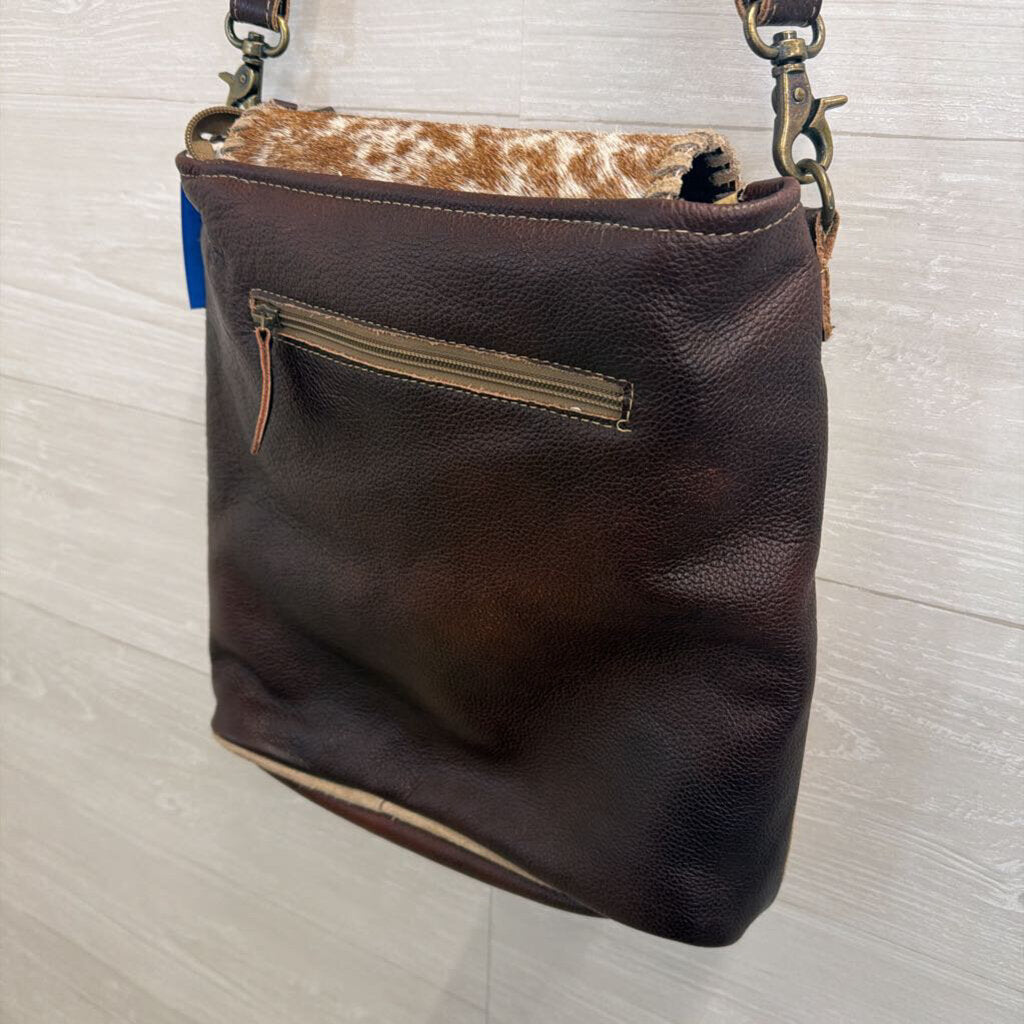 Myra Bag Brown Hand Tooled Kakarot Purse