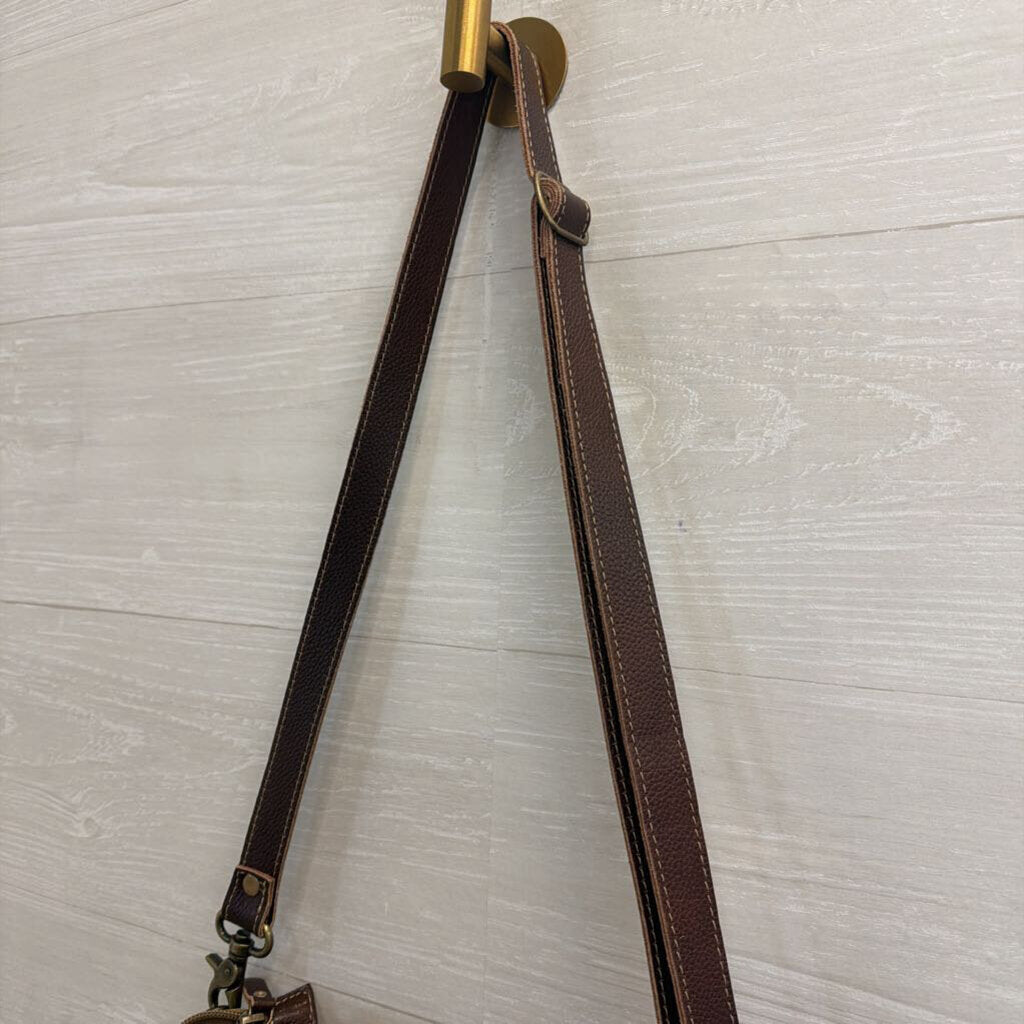 Myra Bag Brown Hand Tooled Kakarot Purse