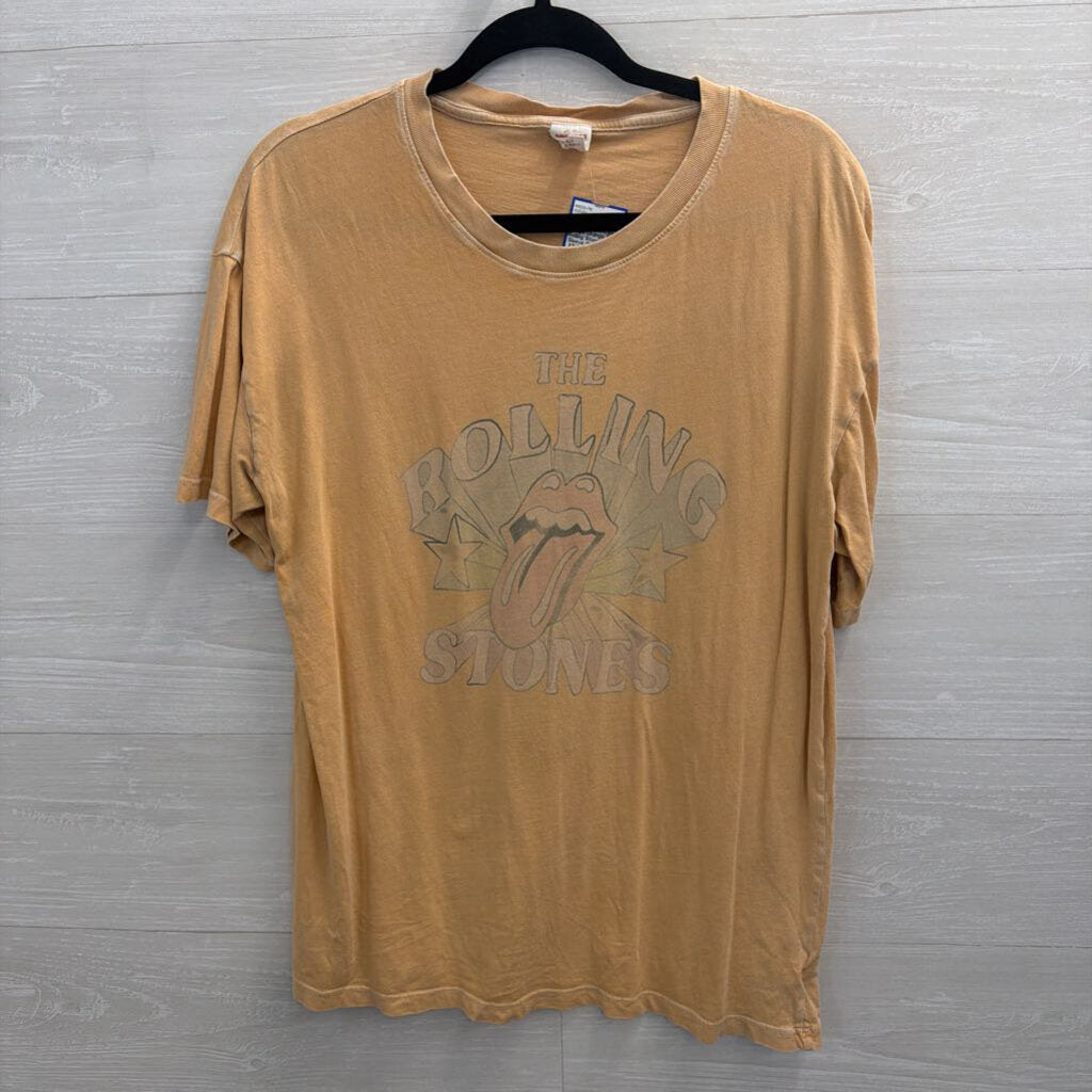 American Eagle Orange The Rolling Stones Short Sleeve Graphic Tee XS/S