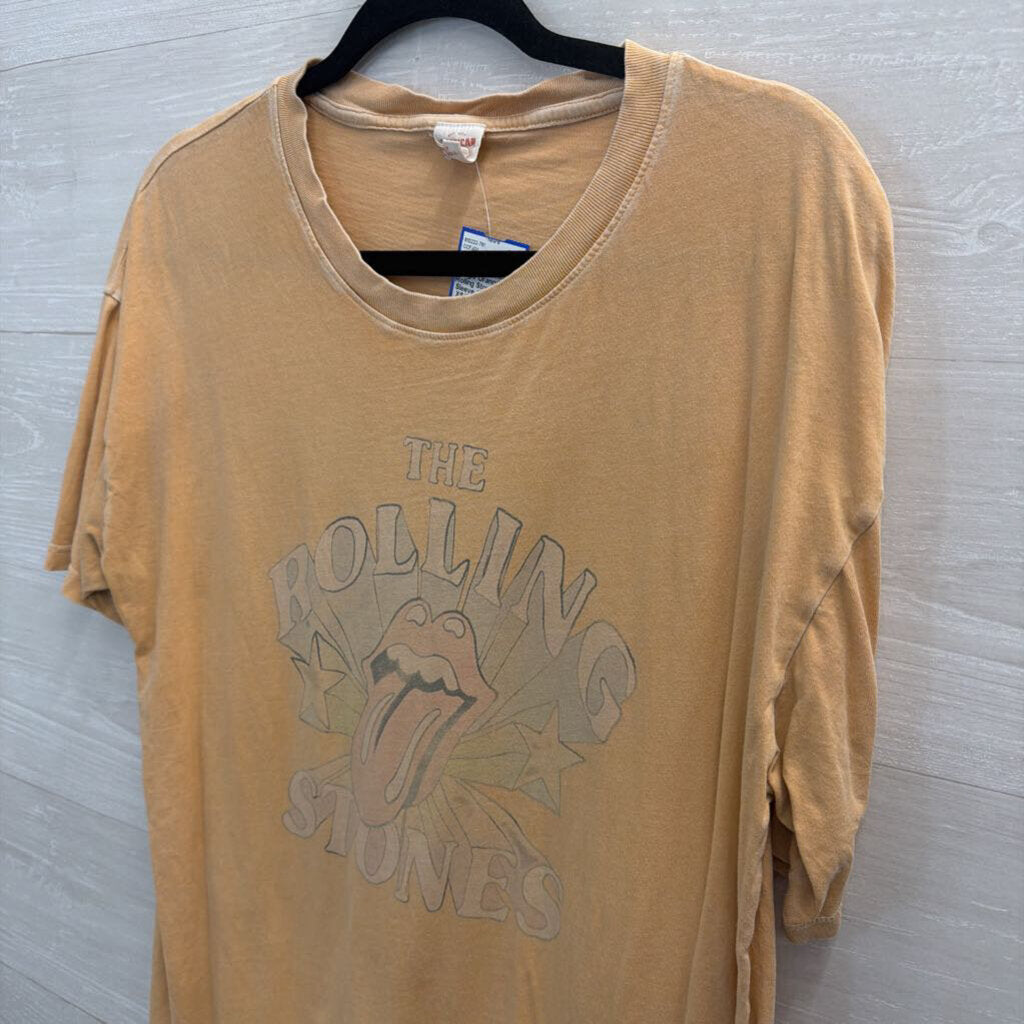 American Eagle Orange The Rolling Stones Short Sleeve Graphic Tee XS/S