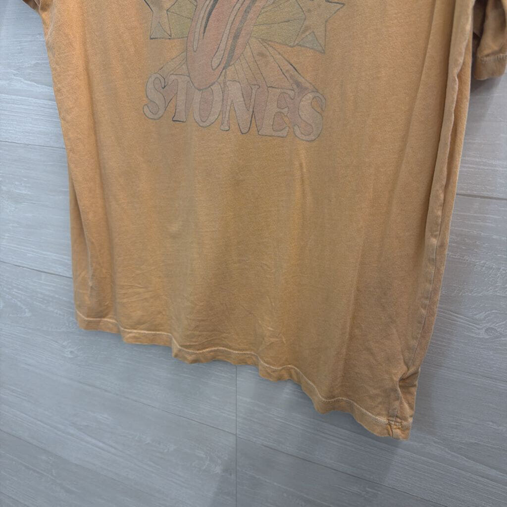 American Eagle Orange The Rolling Stones Short Sleeve Graphic Tee XS/S