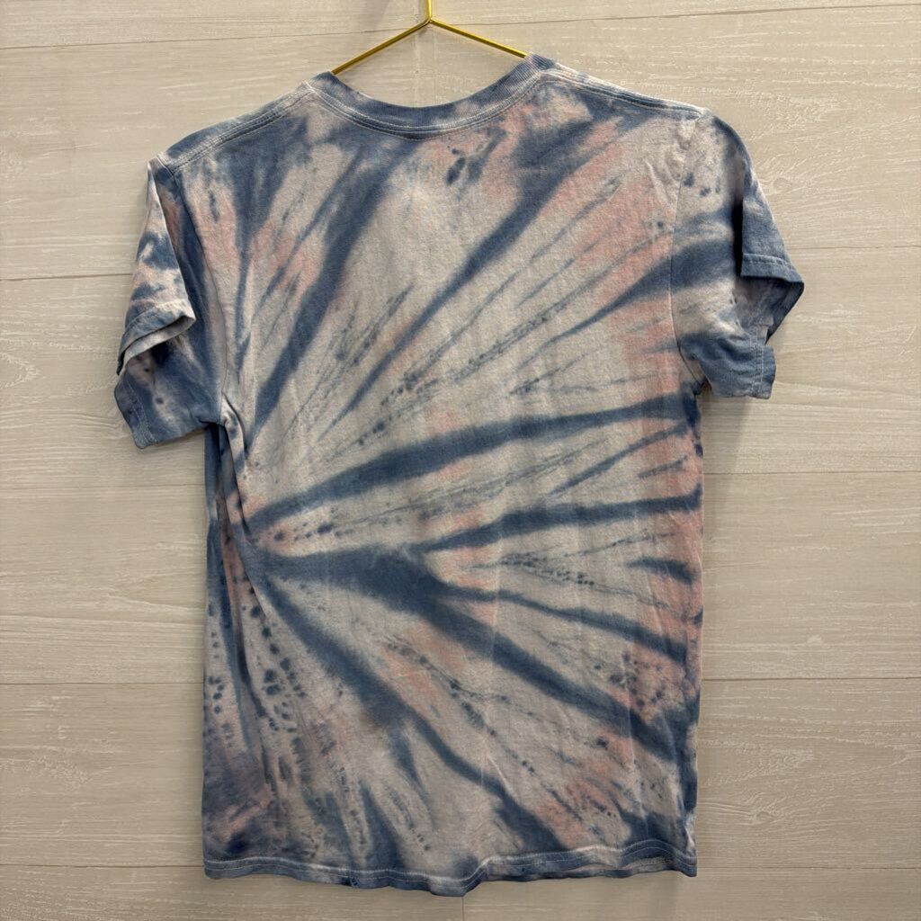 Sublime Blue/ White Tie Dye Short Sleeve Graphic Tee Small