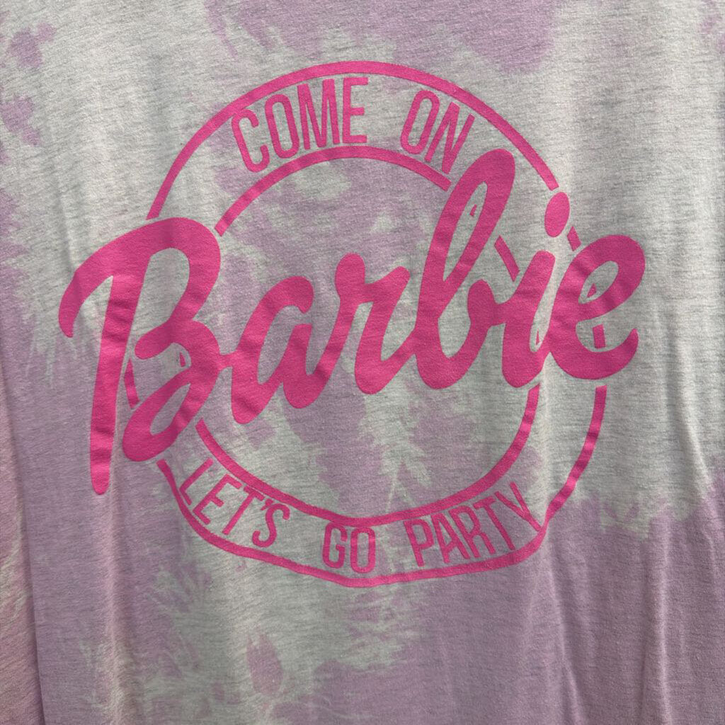 Canvas Purple/ Grey Barbie Short Sleeve Graphic Tee Large