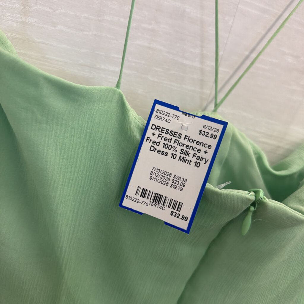 Florence + Fred 100% Silk Fairy Dress 10