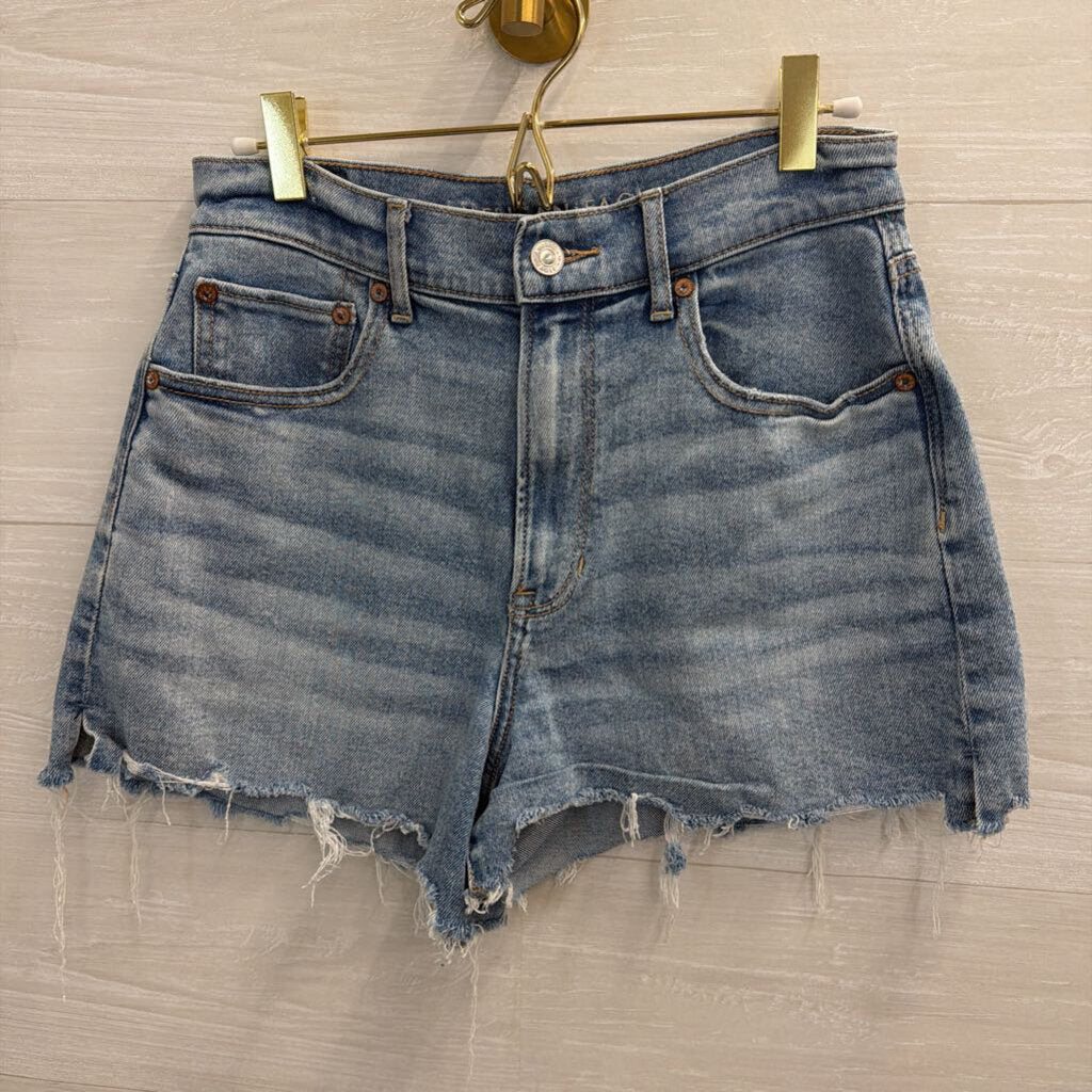 American Eagle Light Wash Cutoff Denim Shorts 6