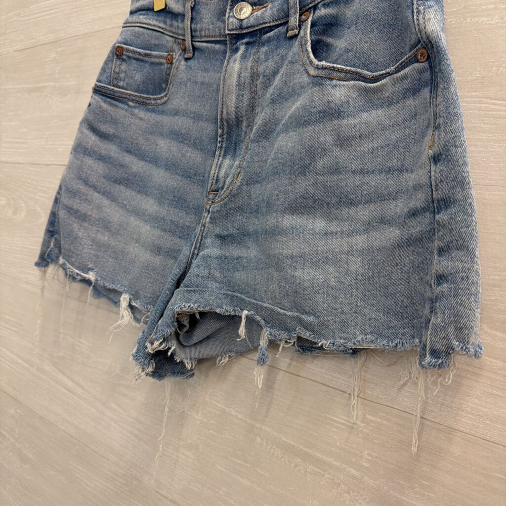 American Eagle Light Wash Cutoff Denim Shorts 6