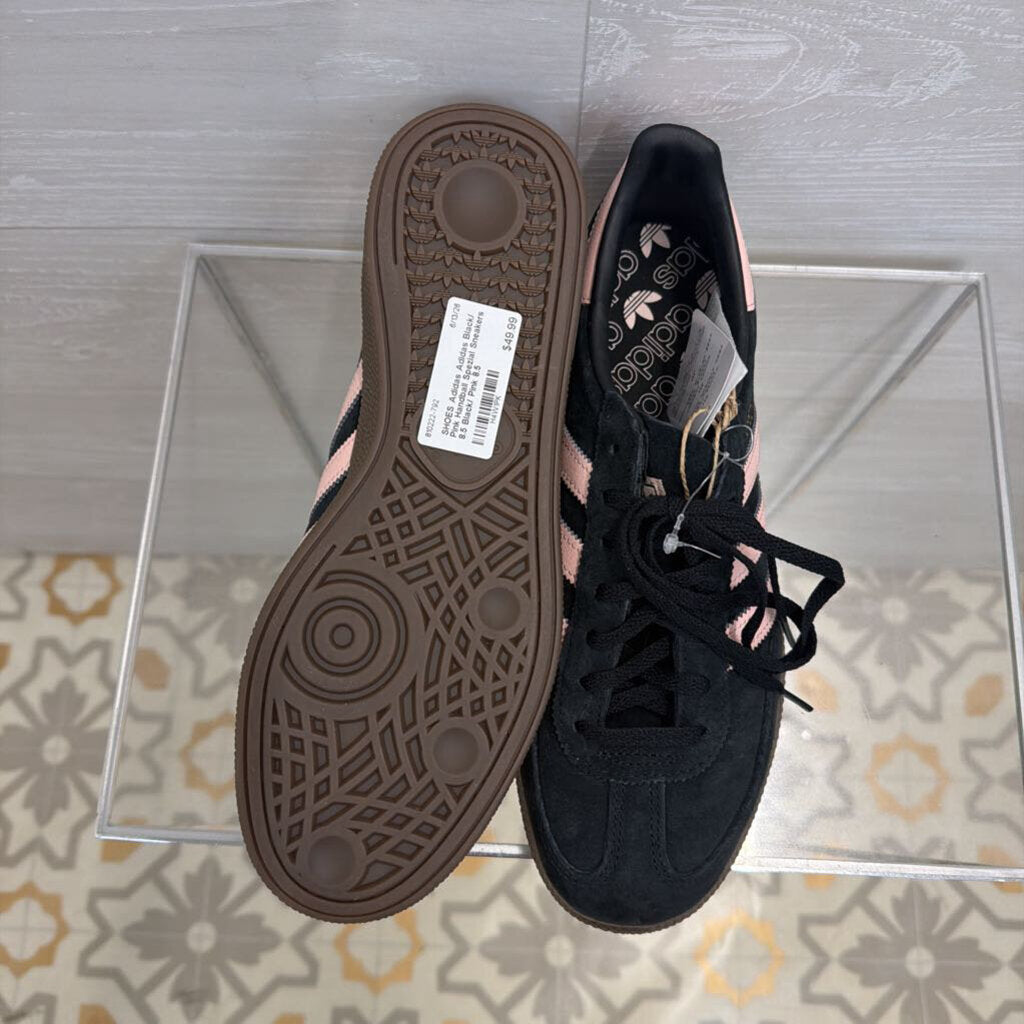 Adidas Black/ Pink Handball Spezial Sneakers 8.5