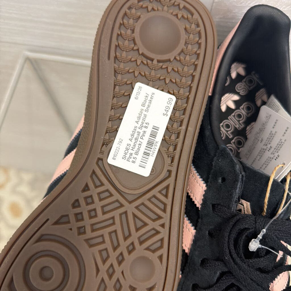Adidas Black/ Pink Handball Spezial Sneakers 8.5