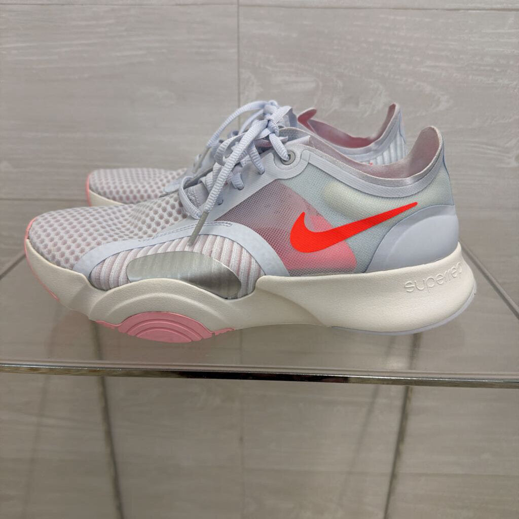 Nike Blue/ Pink SuperRep Go Sneakers 8.5