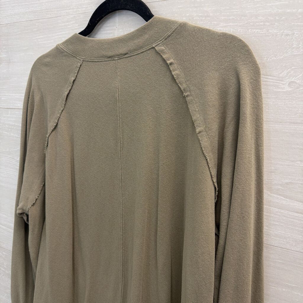 BKE Grey Long Sleeve Top Extra Large