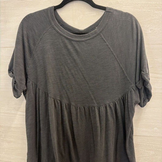 American Eagle Grey Short Sleeve Top Medium