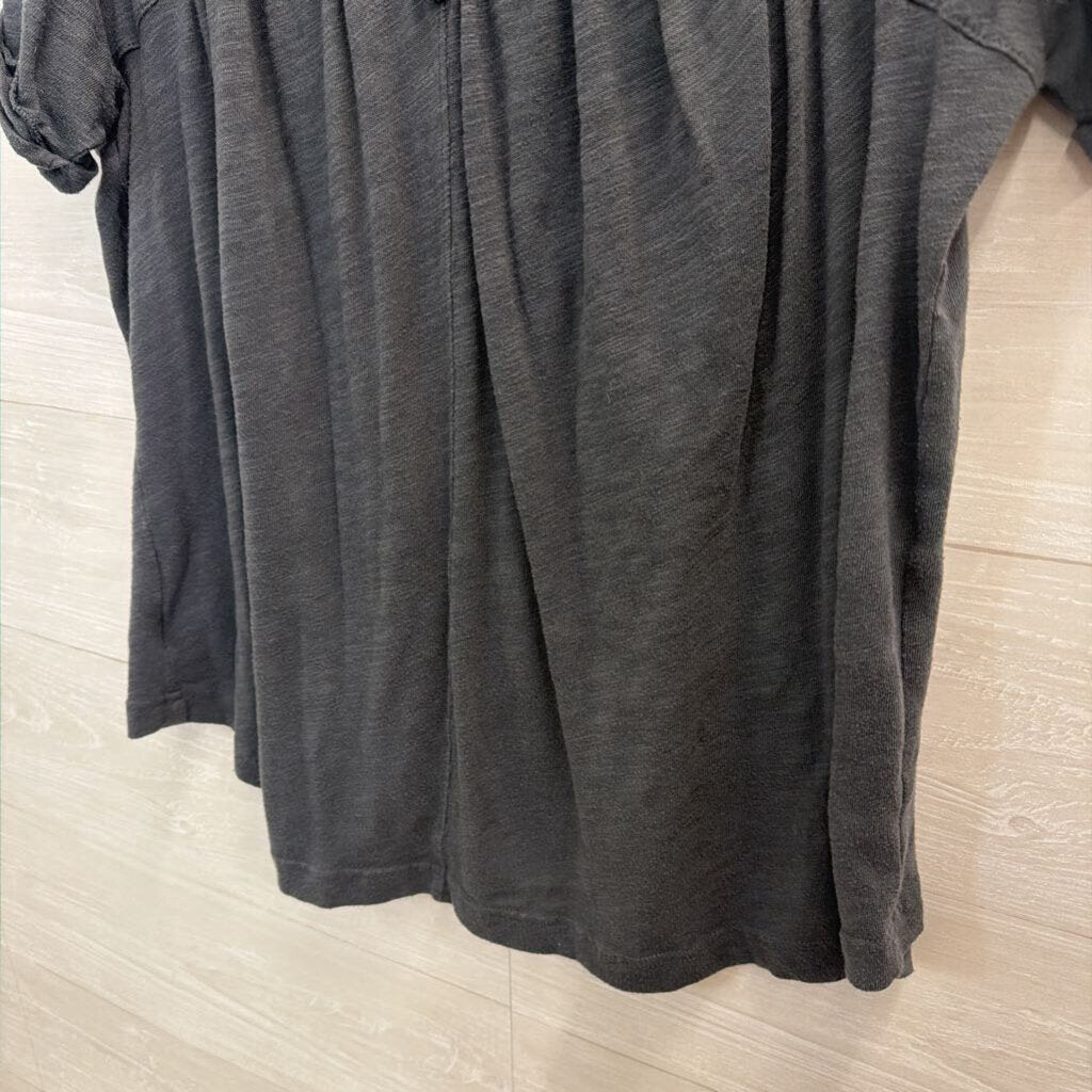 American Eagle Grey Short Sleeve Top Medium
