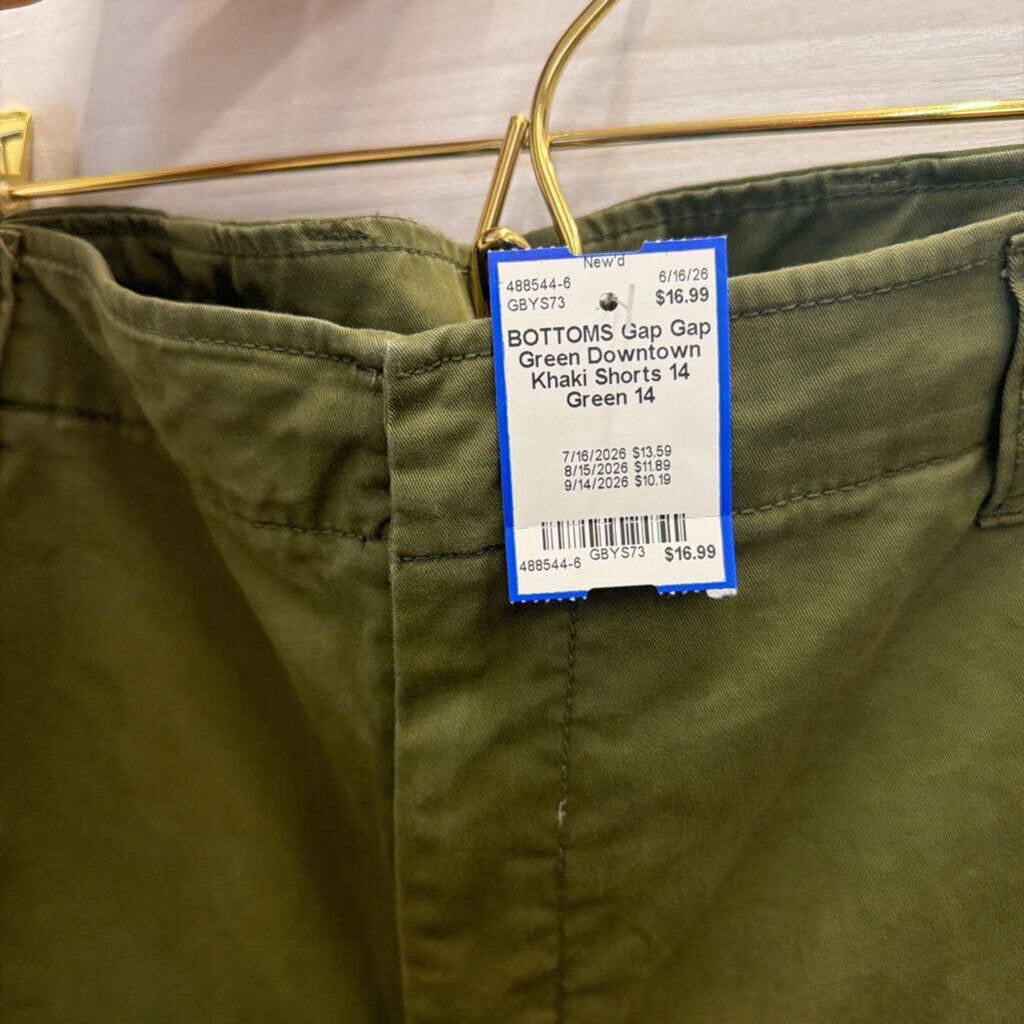 Gap Green Downtown Khaki Shorts 14