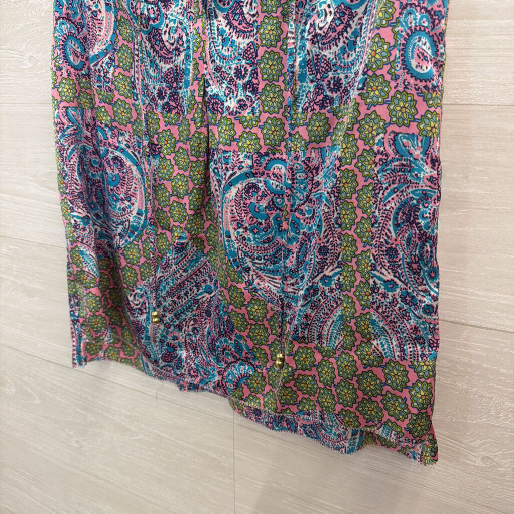 Juicy Couture Pink/ Multi Print Tank Top Extra Small