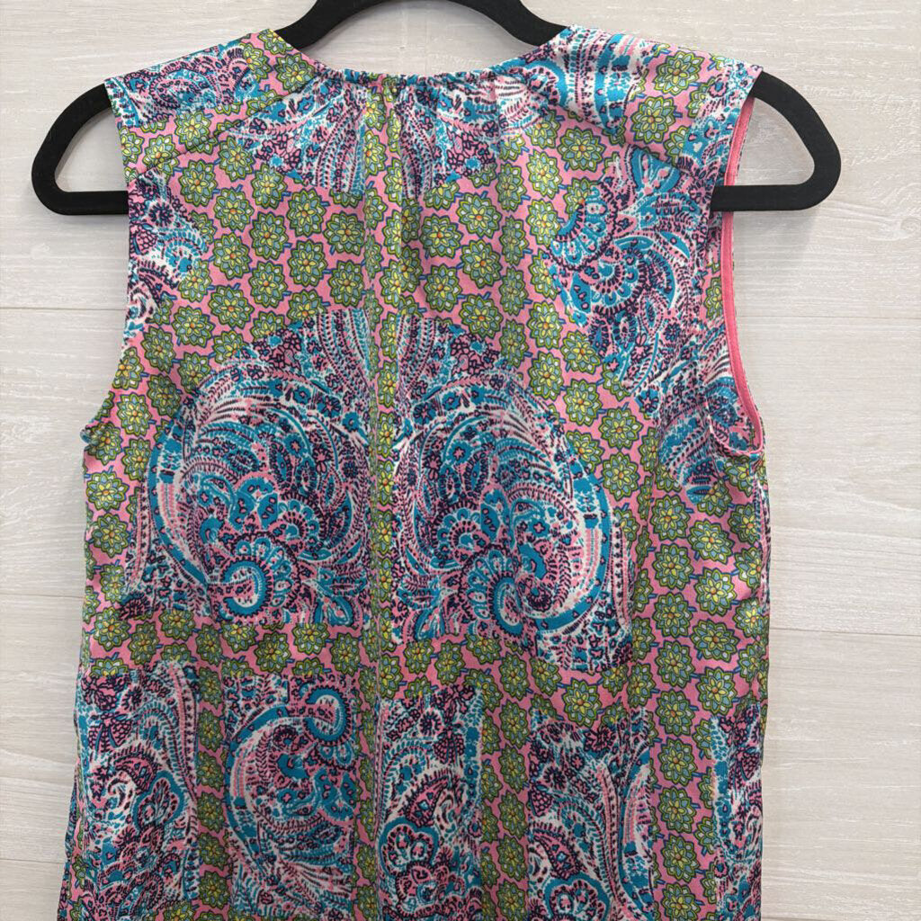 Juicy Couture Pink/ Multi Print Tank Top Extra Small