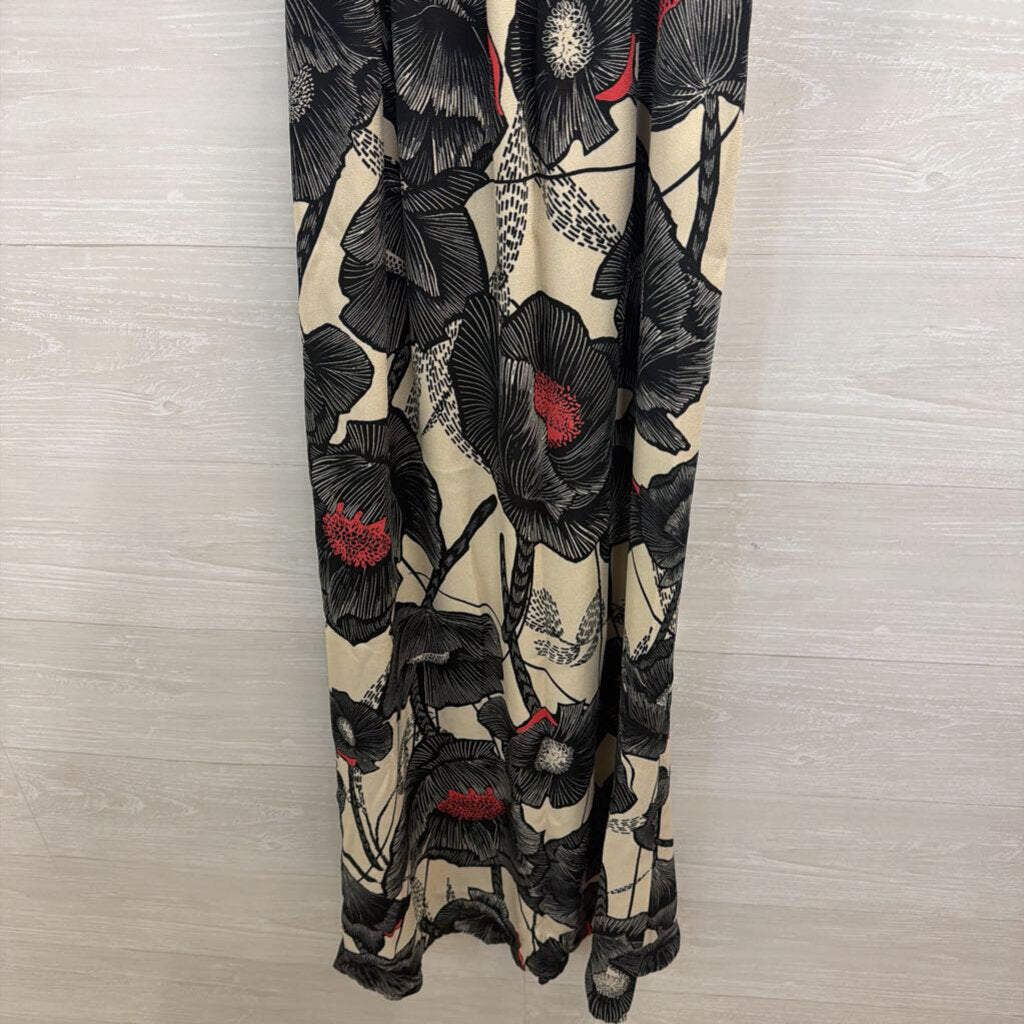 Band of Gypsies White/ Multi Print Romper Dress Extra Small