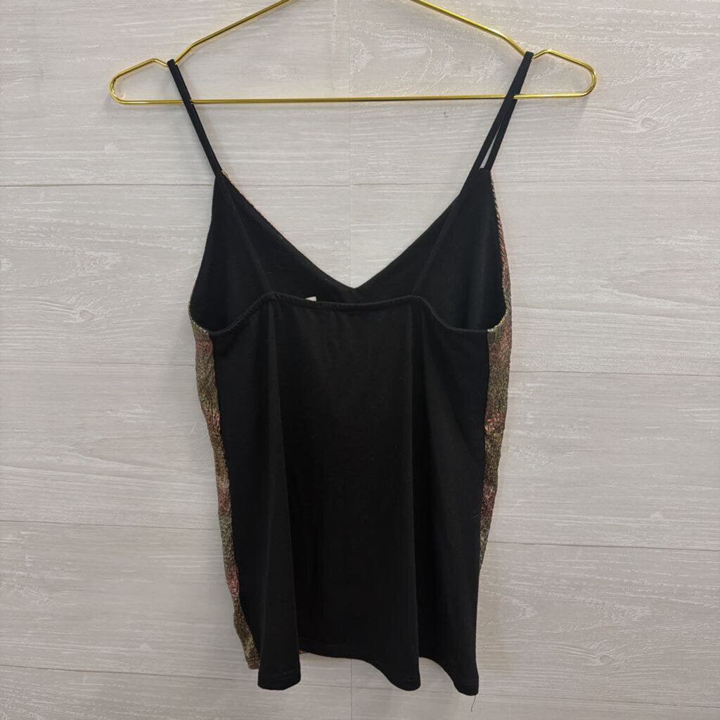 Kimchi Blue Metallic Stripe Tank Top Extra Small