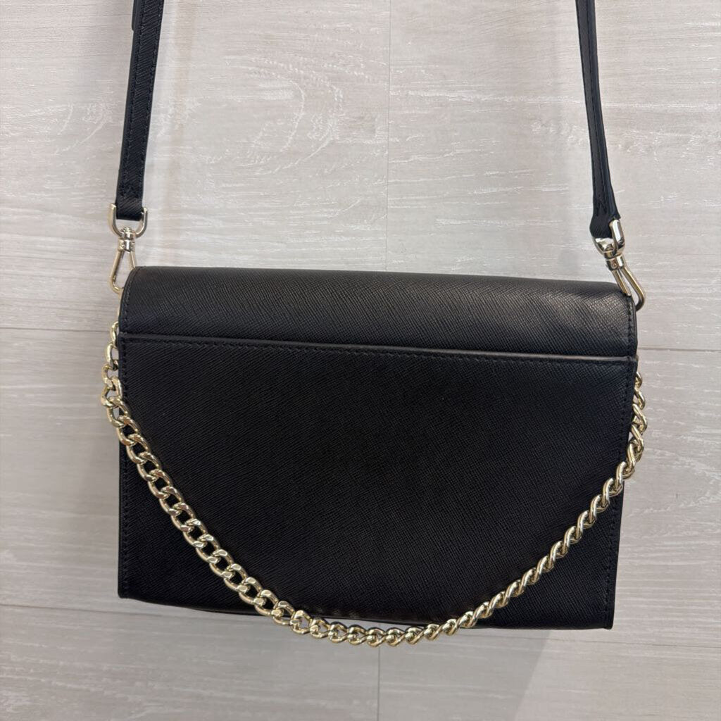 Kate Spade Black Flap Closure Crossbody Purse