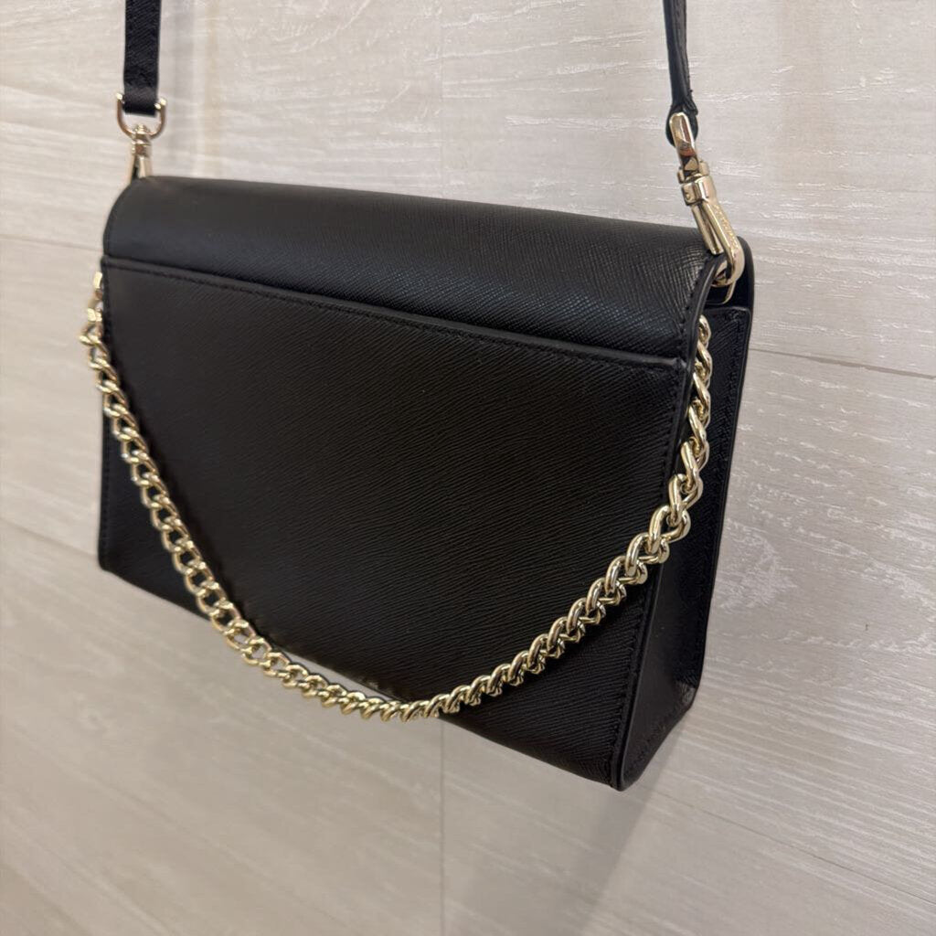 Kate Spade Black Flap Closure Crossbody Purse