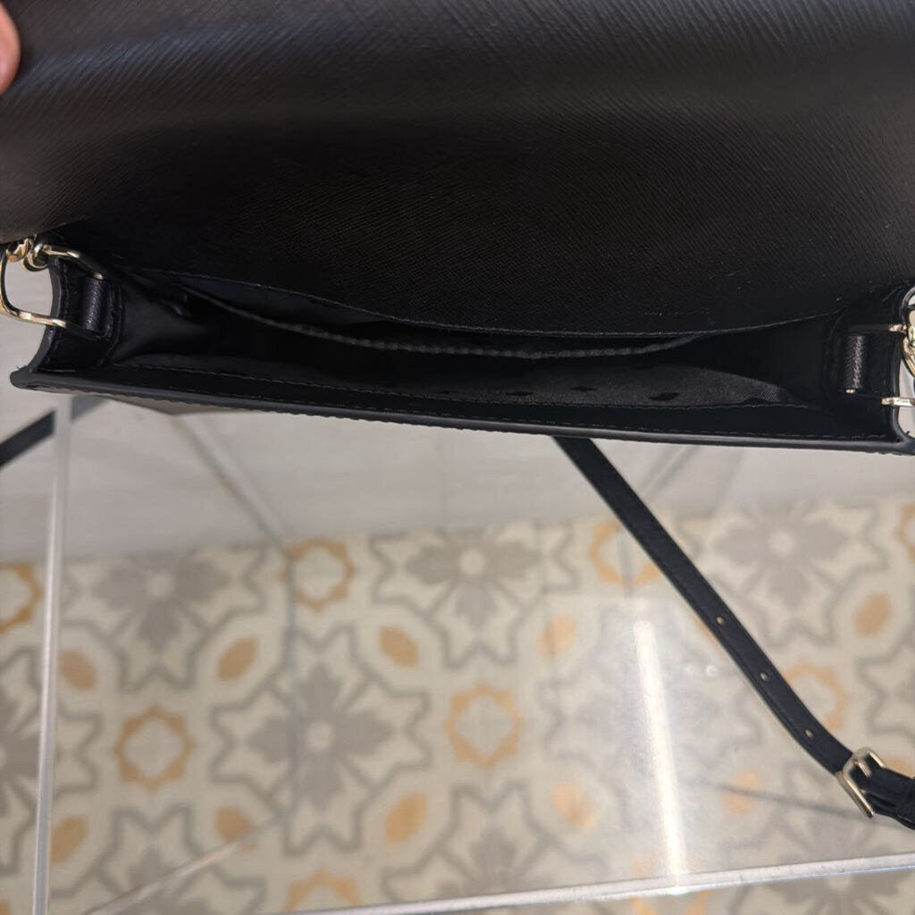 Kate Spade Black Flap Closure Crossbody Purse