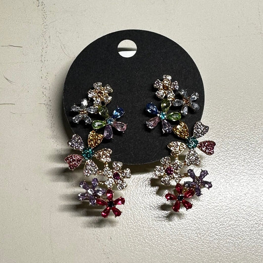 Multi Color Stone Ear Cuff