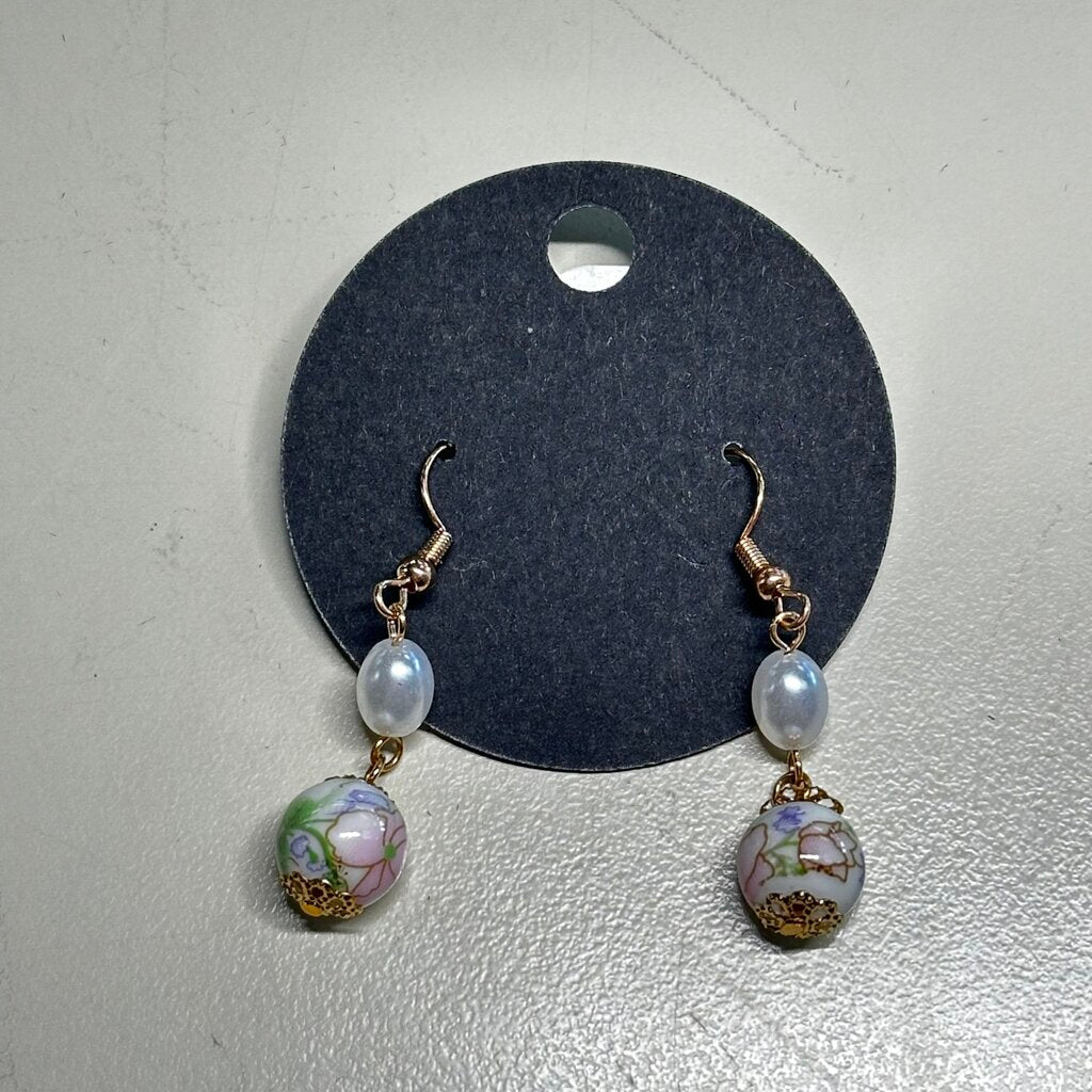Pearl Drop Dangle Earrings