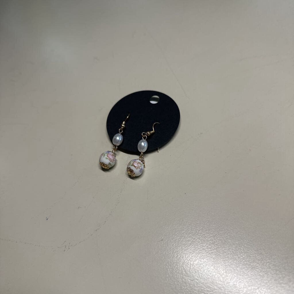 Pearl Drop Dangle Earrings