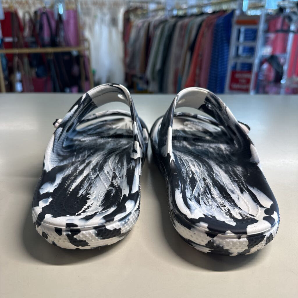 Crocs Classic Cozzzy/Two Strap Marbled 8.0