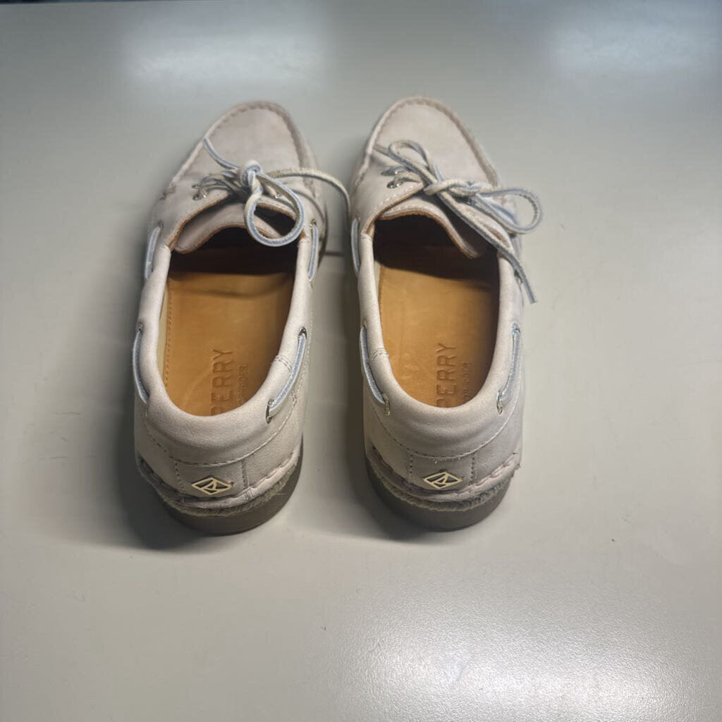 Sperry Leather Boat Shoes with Espadrille Sole 8.5