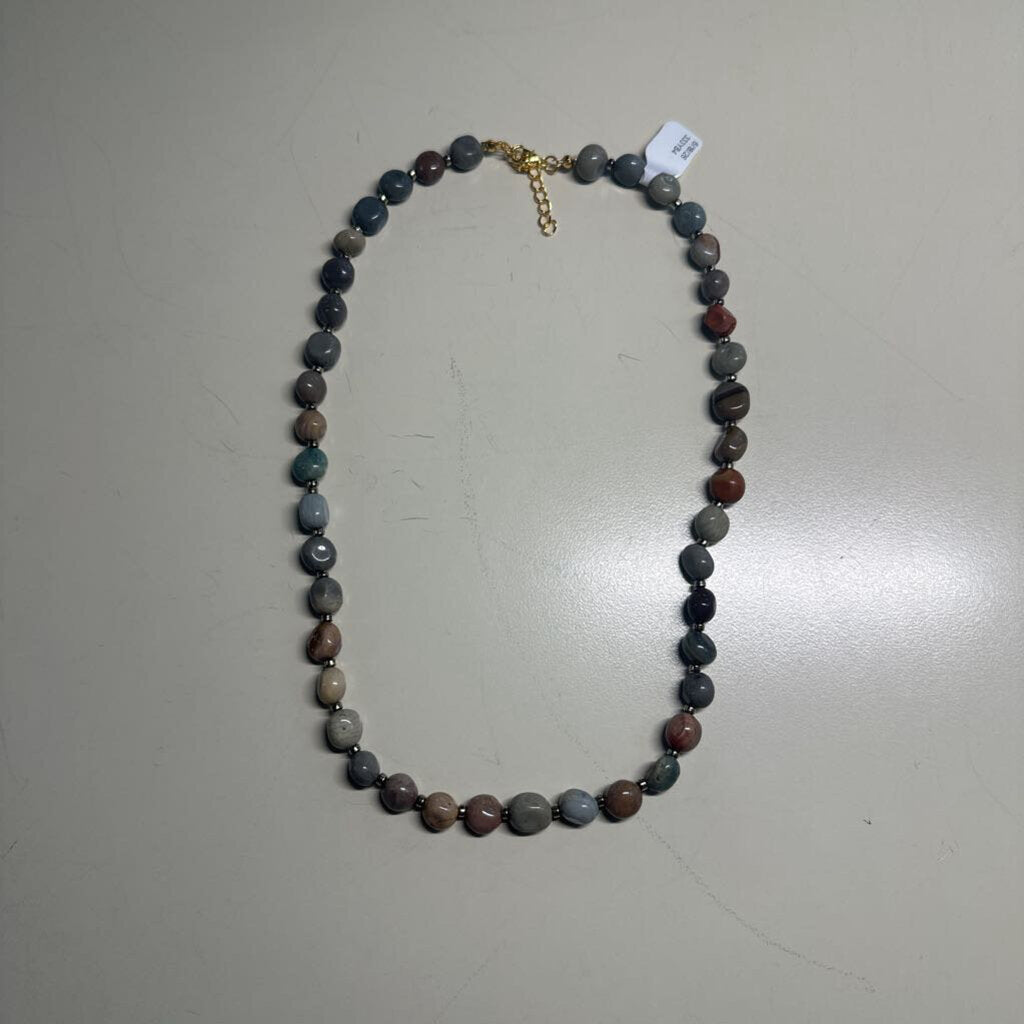 Earth Toned Beaded Necklace