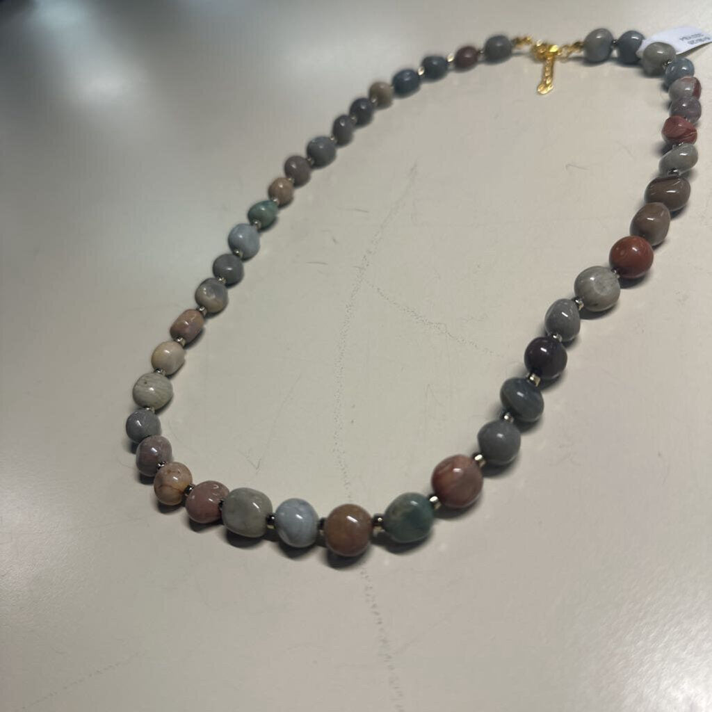Earth Toned Beaded Necklace