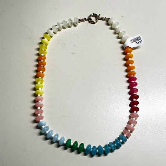 Bright Multi Colored Bead Necklace