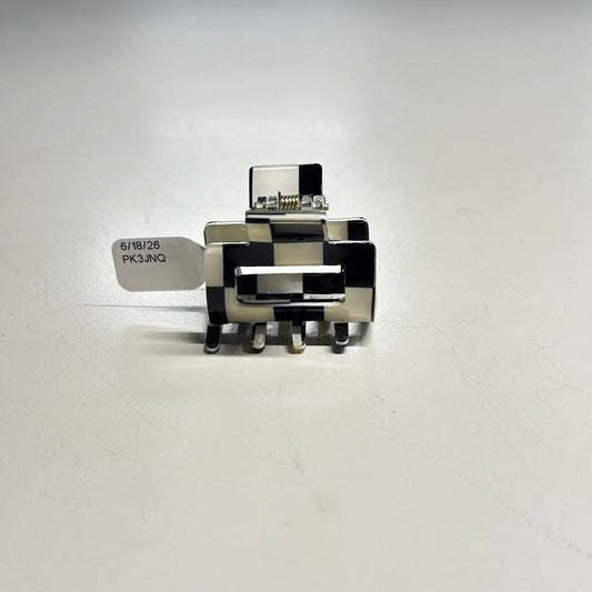 Black and White Small Claw Clip